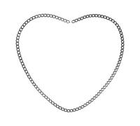 Générique Bracelet Permanent, Idée Cadeau pour Couples, Chaîne de 23 Cm, Kit de Création de Bracelets pour La Saint-Valentin, Bracelets de Couple, Noir