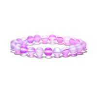 Générique Bracelet Pierre Naturelle Homme, Bracelet Extensible En Perles De Pierre De Lune Naturelle De 8 Mm, Inspiré Du Reiki Et Du Yoga. Bijou Énergétique Pour Femmes Et Hommes.