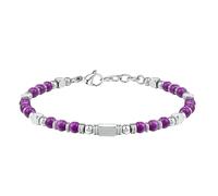 Générique Bracelet Pour Femme En Perles De 4 Mm, Fait À La Main, En Argent, Bijoux En Cristal De Guérison Naturelle, Style Bohème, Tendance, Cadeaux Pour Filles Et Femmes, Améthyste