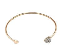 Générique Bracelet Pour Femme Tenddance - Habillé Confortablemen Bracellets Manchette | Accent Ttendance Bracellet Pour Femme Tenndance | Love Heart Boho Open Crystal Bangle Pour Femmes Et Filles