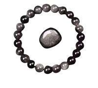 Générique Bracelet Pour Homme 8 Mm Bracelet De Perles Élastique Fait Main Bijoux En Cristal De Guérison Naturelle Bijoux Bohème Tendance Cadeaux Pour Femmes Filles Jaspe Rouge