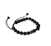 Générique Bracelet Religieux pour Enfants, Perles avec Croix, Coffret Cadeau, Idéal pour Baptême, Communion, Confirmation. (noir confirmation)