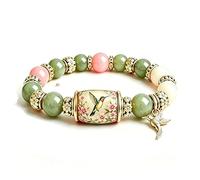 Générique Bracelet « Sea Turtle Blessings » édition limitée 2026, bracelet à perles « Nature Blessing », protection, longévité, voyage en toute sécurité et paix, cadeau inspirant et plein (Colibris)