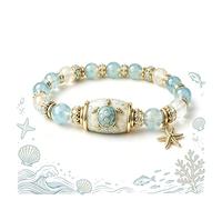 Générique Bracelet « Sea Turtle Blessings » Édition Limitée 2026, Bracelet « Sea Turtle Blessings » En Édition Limitée, Protection, Longévité, Source D'inspiration, Plein De Sens (C)