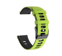 Générique Bracelet Sport en Silicone 20 22mm, Compatible avec CHEETAH GTR 4/GTR 3 Pro 47 42mm GTS Bip 5 Stratos S2 S1 Pro(Green Black,20mm)