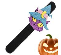 Générique Bracelets à Claquette Halloween pour | Garnitures De De Festival - Remplissage pour Sacs à Cadeaux pour Concours de Déguisements, Événement Scolaire, Halloween, Soirées Maison Hantée, Fêtes