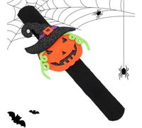 Générique Bracelets à Claquette Halloween pour - Garnitures De Panier De Festival - Bracelet Élastique À Claque Pour Ados Événement Scolaire Halloween Boutique Propriétaire Maison Hantée
