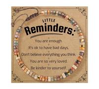 Générique Bracelets Bracelet Bracelet Acier Poignet Bijoux Blessing Card Message Bracelet Pour Perles Bijoux (G, A)