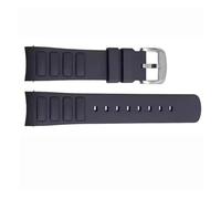 Générique Bracelets de montre compatibles avec Mido Multifort TV M049.526, bracelet en caoutchouc 22 mm, interface incurvée, accessoires silicone(Black-silver)