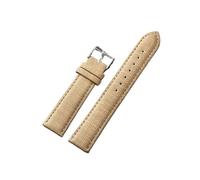 Générique Bracelets de montre en toile souple for hommes et femmes, style sport, style vintage, 10/12/14/16/18/20/22 mm(Light brown,18MM_ROSE GOLD BUCKLE)