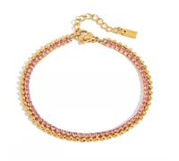 Générique Bracelets élégants et réglables avec trombone en | Bijoux empilables, breloque cœur, conception de maillons de chaîne, vêtements de tous les jours, d ' amitié,