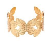 Générique Bracelets Empilable Homme Jonc 4 Classique Bracelet Bracelet Trendy Wide Open Cuff Bangles Gold Statement Bracelet Bracelet Choix Amoureux Bijoux (A, One Size)