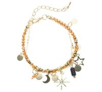Générique Bracelets en pierre double couche à la mode de perles colorées Bijoux de festival uniques adaptés à tous les looks bohème