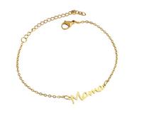 Générique Bracelets Lettres Maman Pendentifs Chaînes Porte-moaux Bracelet de Porte-Hommes de bijoux Fête Amoureuse Maman Cadeaux de la mère