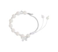 Générique Bracelets Noir Naturelle Mamie Messages Bijoux High End Bracelet Jewelry En Perles Message Poignet Bijoux (Beige, One Size)