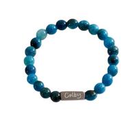 Générique Bracelets Personnalisés Hommes Bracelet avec Nom, Perles Bracelet Pierres Naturelles Cadeau Personnalisé pour Son Couple Famille Père Mari Petit Ami Meilleurs Amis Sur Saint-Valentin