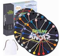 Générique Brainy Knots Game, Brainy Knots Rope Untangling Table, Twisted Rope Puzzle Game, Rope Knots Challenge Game, Brainy Knots for Boys and Girls (2pcs)