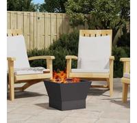 Générique Braise Noir 40 x 40 x 35 cm Acier,Maison & Jardin, Cheminées, Noir (Poids 4.85KG)