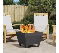 Générique Braise Noir 50 x 50 x 38 cm Acier laminé à Froid,Maison & Jardin, Cheminées, Noir (Poids 7.25KG)