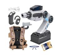 Générique Bras Robot Inductif Jouet | Lanceur Robot Télécommandé Porté sur Épaule Suivi De Tête ABS 29.5×9.5×25.5cm 1520g 360° Mouvement Flexible | Jeu Interactif Formation Et Jeu De Rôle