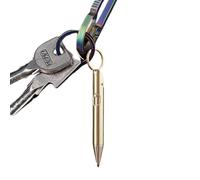 Générique Brass Click Pen - Professional Pocket Pen | Multifunctional Writing Tool For Business School, Students Teachers Office Supplies, Refillable Brass Barrel, Smooth Click Mechanism