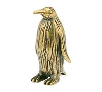 Générique Brass Penguin Figurine, Vintage Lovely Mini, Statue Art with Classic Design, Little Penguins Sculpture with Brass, Home Decor for Living Room Bookshelf Bedroom Office Apartment