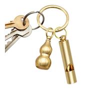 Générique Brass Whistle - Gold Brass Loud Coaching Whistle, Training Supplies, Outdoor Survival Tool for Camping, Hiking, Wilderness Rescue, Signal Whistlle, Loud for Coaches, Hiking, Outdoor Safety,