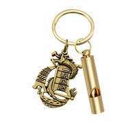 Générique Brass Whistle - Gold Brass Loud Coaching Whistle, Training Supplies, Outdoor Survival Tool for Camping, Hiking, Wilderness Rescue, Signal Whistlle, Loud for Coaches, Hiking, Outdoor Safety,