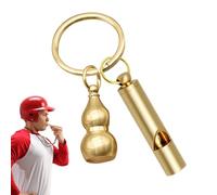 Générique Brass Whistle - Vintage Coaching Signal Whistle, Metal Sound Tool | Professional Training Outdoor Alert Device, Loud Survival Signaling Tool for Camping Hiking Wilderness Rescue