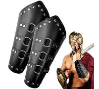 Générique Brassard Médiéval D'-Bras Brassards Protecteurs Punk en Cuir PU