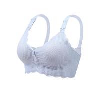 Générique Brassiere Allaitement Sport Femme Maintien Fort Soutien Gorge Armature Fermeture Devant sans Invisible Bretelle Large Soutiens-Gorge Attache Débardeur Percko Maternité Gorgé Comfit Noir