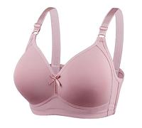 Générique Brassiere Sport Femme Grande Taille - Nuevo Sujetador Grande y cómodo Para Mujer Copa D Estilo Sin anillo de Sujetador Sexy de reunión (Rose Gold 46)
