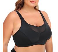 Générique Brassiere Sport-Soutien Gorge De Sport Grande Taille pour Femmes sans Armatures Fermeture Frontale De Style AméRicain Design Dos Confortable