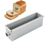 Générique Bread Loaf Pan, Aluminum Alloy Non-Stick Loaf Pans Toast Box Aluminium Alloy - Sandwich Bread Long Ice Cream Box Toast Molds With Removable Tube DIY Baking