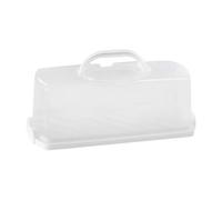 Générique Bread Storage Container - Rectangular Food Case | 36.5x15.5x13.5cm Kitchen Bin with Portable Handle, PP synthetic Holder with Lightweight Build, Countertop Organizer, Bakery Cabinet Keeper