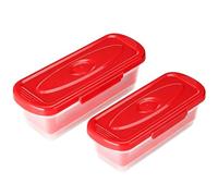 Générique Breading Bowl Shaker With Lid - Breading Shaker Container,Multifunctional Kitchen Gadget With Tray 2 Piece | For Onion Rings Chicken Wings Vegetables Home Dining Room