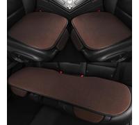 Générique Breathable & Anti-Slip Viscose Filament Car Seat Covers, Breathable Non-Slip Refreshing Car Seat Pad, Ice Silk Non-Slip, Wear-Resistant Cotton for Trucks, Sedan and SUV (Coffee)