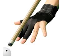 Générique Breathable Pool Glove, Elastic Billiards Glove, 3 Finger Cue Training Mittens, Left Hand Gear, High Performance Accessory for Details, Precision Sport Tool for Tournament Play