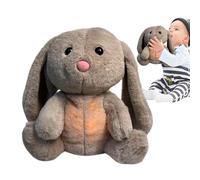 Générique Breathing an-xiety Relief Bunny, Soothing Breathing Bear Koala Sleep Rabbit, Sleep Soother Plush Toys, Cute Bunny Calming Relief Plush Toy with Music Lights & Breathing Motion