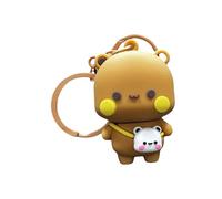 Générique Breloque clé ours - Couple panda, pendentif sac à dos, porte-clés, sac à bijoux, accessoires de décoration en forme d'animal mignon, ornement à suspendre