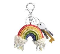 Générique Breloque De Sac Au Crochet | Charme de Sac en Forme d'Arc-en- Pendentif de Portable,Pour Adolescents Adultes Étudiants Enseignants Collectionneurs Clés Sacs À Dos Portefeuilles