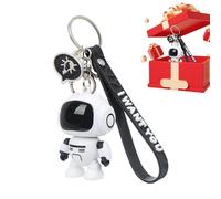Générique Breloque De Sac Pendentif Robot aux Articulations Mobiles | Accessoire de Sac à Main avec Yeux Lumineux pour Femmes Hommes Sac à Main Voiture