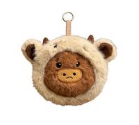 Générique Breloque En Peluche | Vache En Peluche Expression Réversible Décoration De Sac À Dos | Accessoires De Sac Mignons | Pour Filles Femmes Professeur Étudiants Vacances Anniversaire Idée Cadeau
