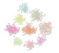 Générique Breloques en Pâte Polymère Phosphorescentes 9 Sachets Multicolores Décorations DIY pour Coque de Téléphone, Accessoires Artisanaux Colorés, Tranches Légères et Solide