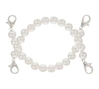 Générique Brides de Talon Perles 2 Pièces Chaîne Réglable Argentée Confort Anti-Glisse pour Femmes Chaussures Talons Hauts Bureau et Soirée