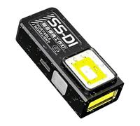 Générique Bright Mini Flashlight, Powerful Led Torch, 3.70 Inches Pocket Light with Zoom Build, Waterproof Aluminum Beam, Lighting Tool with Clip Style, Portable Flashlight for Camping and Hiking