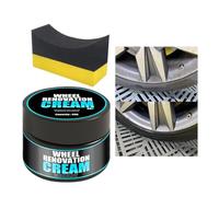 Générique Brillance Pneus, Crème De Soin pour Jantes, Crème Anti-Rayures pour Nettoyage Et Polissage De Pneus De Voiture pour Atelier, Garage Et Domicile