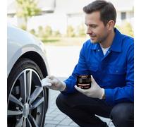 Générique Brillant Pneus - Pâte De Soin Jantes 50 Grammes | Crème pour Pneus Brillance Intense | pour Automobile Camping-Car SUV Berline Camion Voiture Atelier Garage Extérieur