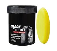 Générique Brillant pour Pneus De Voiture,Baume 150g d'entretien pour Jantes - avec Éponge Nettoyant Imperméable pour Pneus Et Brillant,pour Caoutchouc Camion Camping-Car SUV Scooter Extérieur