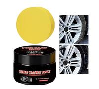 Générique Brillant pour Pneus Voiture,50 Grammes de Pâte de Soin pour Jantes - Crème De Revêtement pour Pneus | pour Atelier & Extérieur Voiture SUV Camion Berline Garage